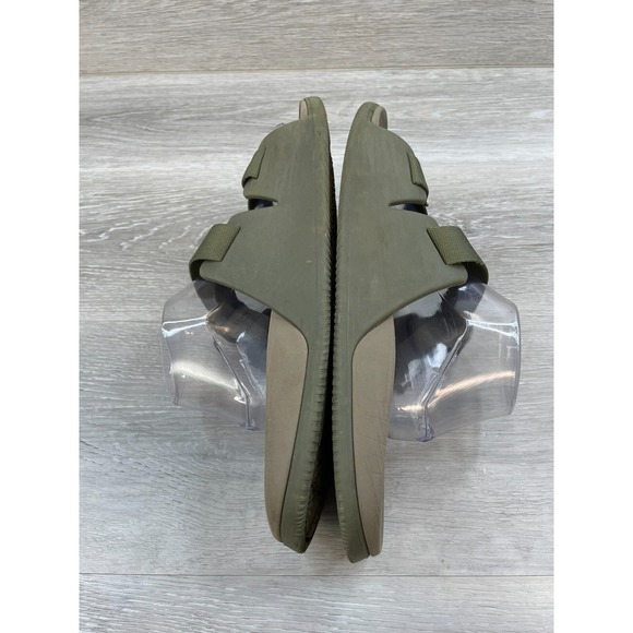 Chaco Chillos CF000089 Men's 12 Green Fabric‎ Upper Footbed Slip-On Slide Sandal - Picture 6 of 11